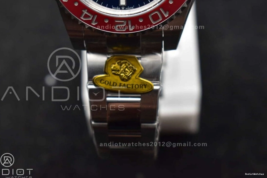 Dial Best 929 Factory Bold II Bracelet Gain Oyster 126719 BLRO 1:1 CHS Gold VR3285 Master GMT Weight Edition on Black 0215